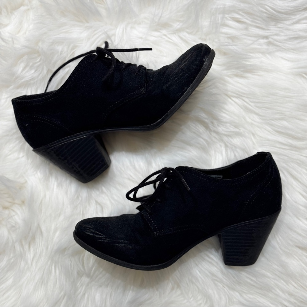3inch Ankle Wedge Boots (size 6)